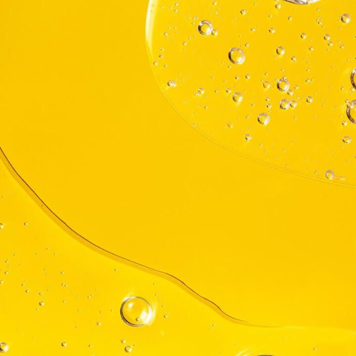 Foto macro di olio di jojoba